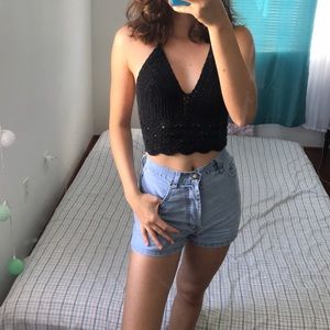 Crochet halter top